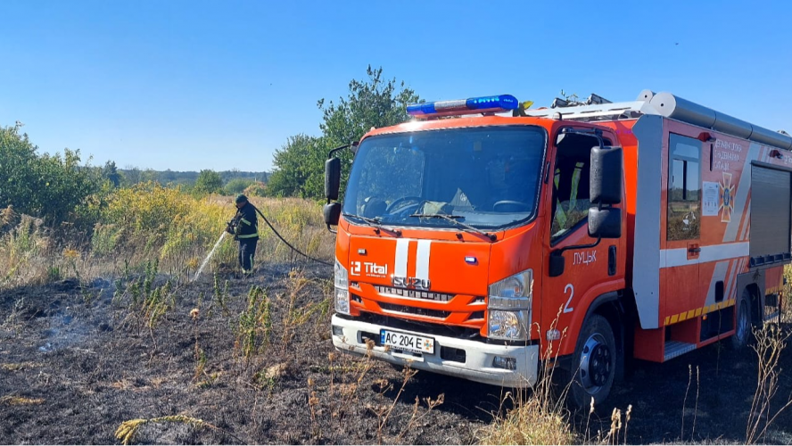 У пожежі на Волині 67-річна жінка отримала опіки ніг