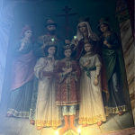 В Успенському соборі на Волині московський патріархат залишив розпис російського царя з сім’єю