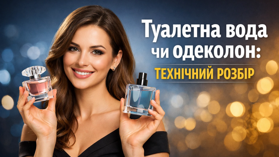 Туалетна вода чи одеколон: технічний розбір