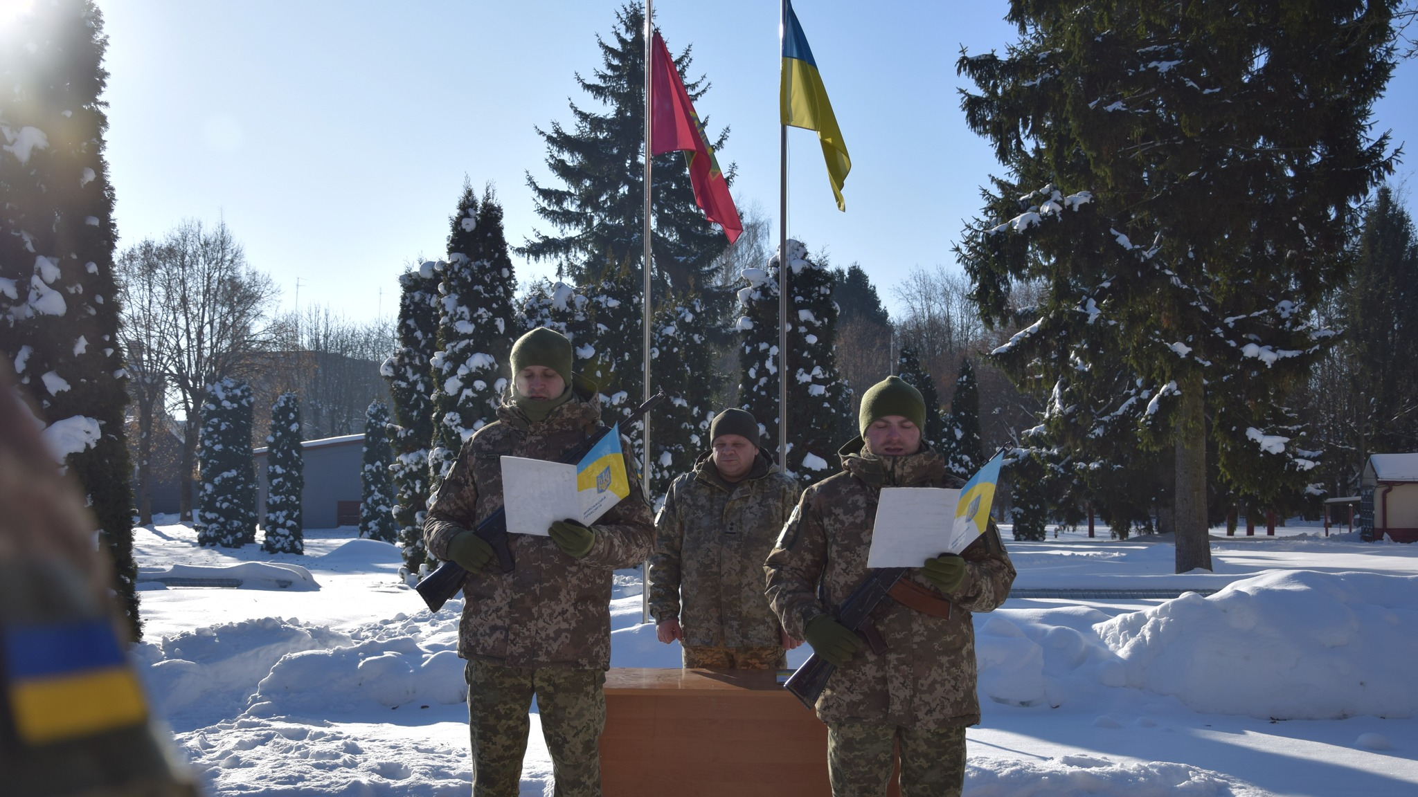 У Луцьку новобранці Волинського прикордонного загону склали присягу