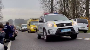 На Волині зустріли кортеж з загиблими Героями