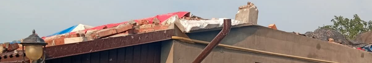 Біля Луцька сильний буревій понищив будинки