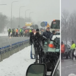 У Польщі українські водії перекрили дорогу у відповідь на блокаду кордону