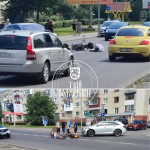У місті на Волині Toyota зіткнулася зі скутером: водія двоколісного госпіталізували