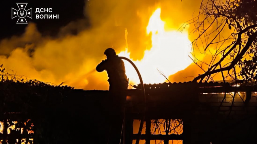 На Волині під час пожежі в будинку загинув 32-річний чоловік