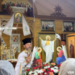Як лучани освячували паски у храмі Введення Пресвятої Богородиці