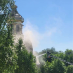 У Луцьку сталася пожежа у храмі. Відео