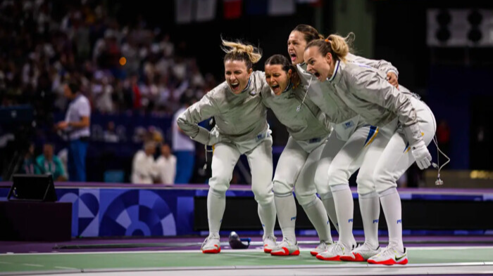 Українські фехтувальниці здобули перше «золото» Олімпіади у Парижі