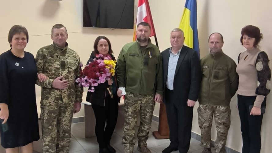 Захисник з Волині отримав відзнаку за оборону України