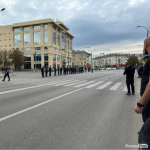 У Луцьку поліцейські на колінах зустріли загиблого полковника Олександра Никитюка