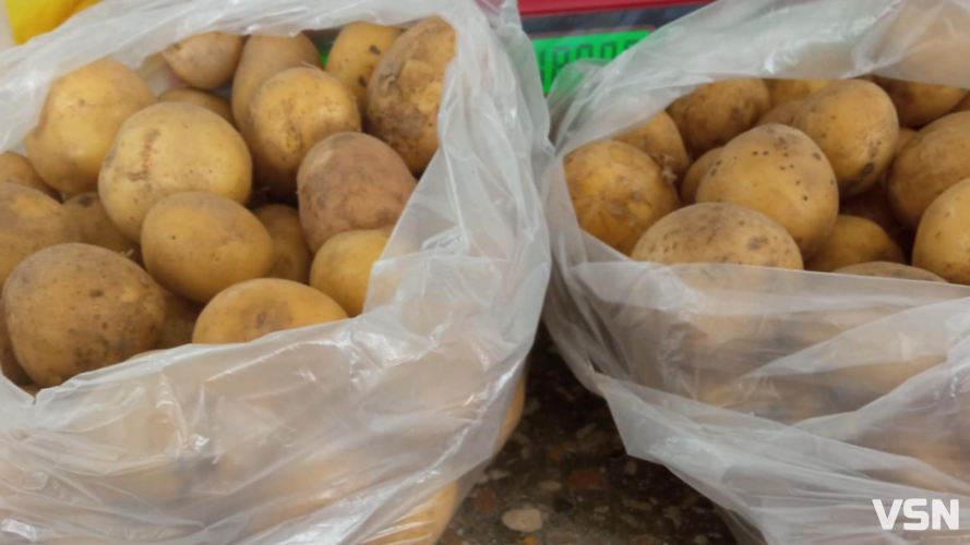 Скільки коштує молода картопля на ринку у Луцьку