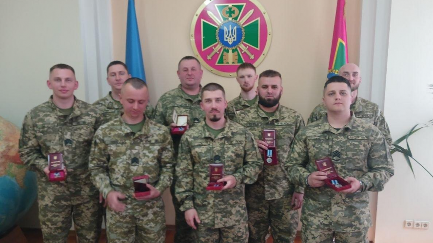 Прикордонники з Волині отримали нагороди за участь у боях на Донеччині та Харківщині
