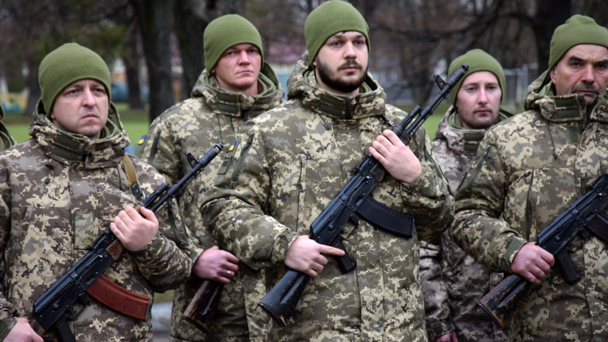 На Волині рекрути-прикордонники склали присягу: серед них 54-річний майстер карате