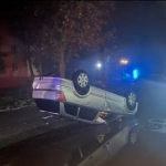 У Луцьку п’яний водій влаштував потрійну ДТП та перекинувся на дах