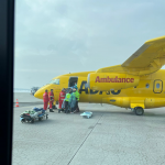 Медики з Волині транспортували важкопораненого пацієнта з опіками до Польщі