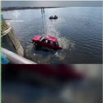 У Ковелі у воду з мосту злетів легковий автомобіль