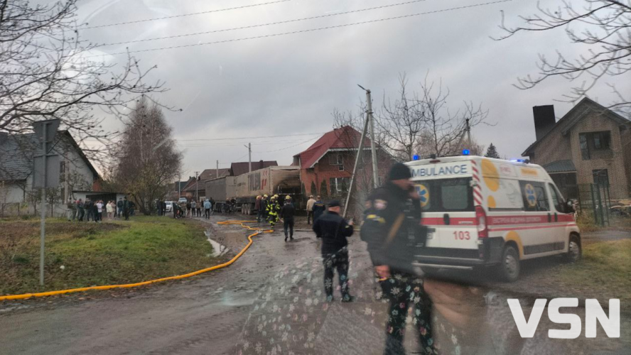 Повідомили, у якому стані постраждалий в пожежі біля Луцька