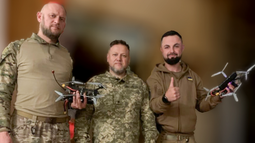 Бійцям волинської бригади тероборони подарували дрони-бомбери