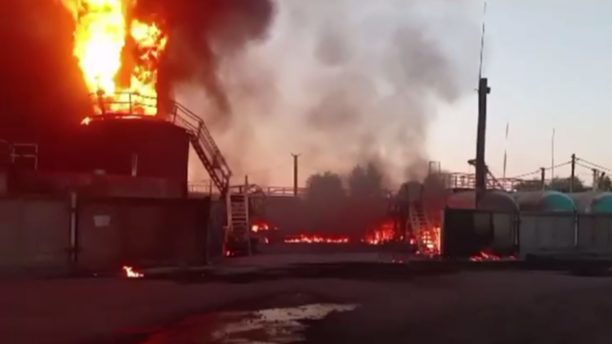 Пожежа на залізничній станції в Уфі: горіли цистерни з паливом. Відео