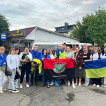 На Волині зустріли звільненого з полону Валерія Хомича