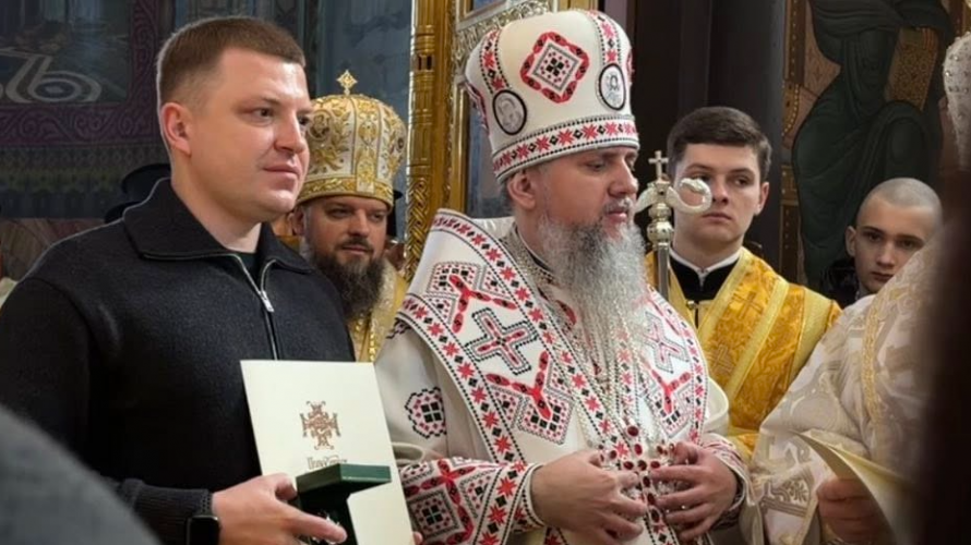 Митрополит Епіфаній нагородив заступника голови Волинської ОВА церковним орденом
