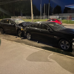 У Луцьку водій Audi протаранив кілька припаркованих автомобілів