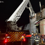 На Волині через недбалі зварювальні роботи сталася масштабна пожежа в ангарі