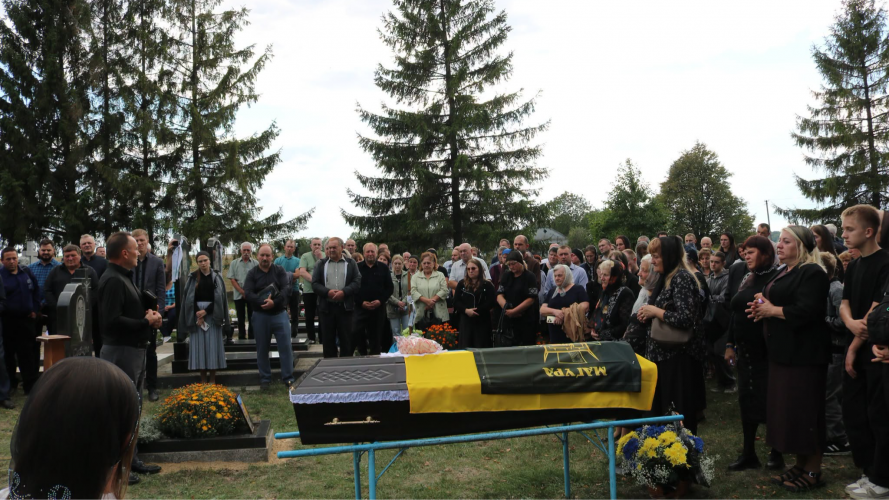 Загинув понад півтора року тому у Курській області: на Волині поховали захисника Миколу Собчука
