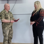 Президент посмертно нагородив волинського офіцера: орден передали його дружині