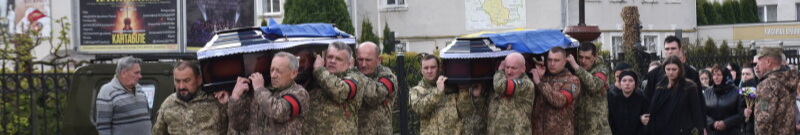 Луцьк попрощався із двома Героями — Анатолієм Андрусиком та Богданом Новосадом