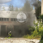 На Волині горіло приміщення молокозаводу. Фото