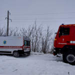 Прямували на виклик: на Волині «швидка» застрягла у снігу