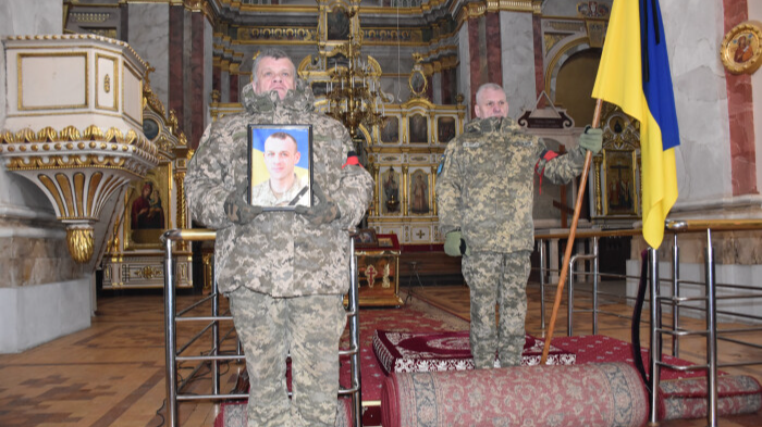 Загинув майже рік тому: у Луцьку попрощалися з Героєм Віталієм Дудою