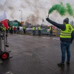 На протесті польських фермерів знову з’явилися плакати з пропутінськими гаслами