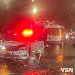 Прямували на виклик: подробиці аварії за участю службового автомобіля поліції охорони у Луцьку
