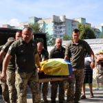 Загинув в бою на Харківщині: у Луцьку попрощалися з військовослужбовцем Дмитром Павловичем