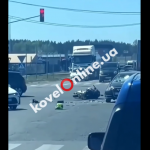 У Ковелі - смертельна ДТП біля АЗС, загинув мотоцикліст