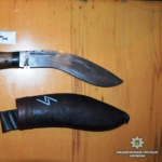 Подарунок від побратимів обернувся штрафом: у волинянина конфіскували мисливські ножі