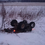 Водій втік: у Луцькому районі квадроцикл злетів у кювет, травмувався 26-річний пасажир