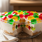 Торт «Бите скло» без випікання: яскравий десерт, який завжди вдається