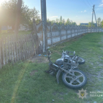 На Волині п’яний мотоцикліст влетів в електроопору
