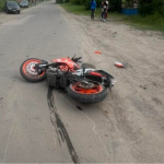 На Волині зіткнулися авто і мотоцикл, травмувався водій двоколісного