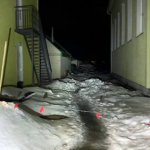 снігова брила впала на дитину